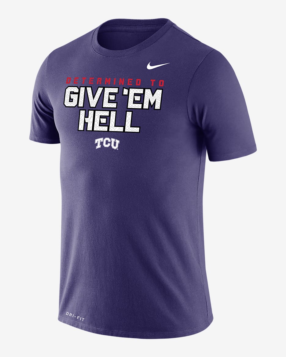 TCU Men s Nike Dri FIT College T Shirt. Nike